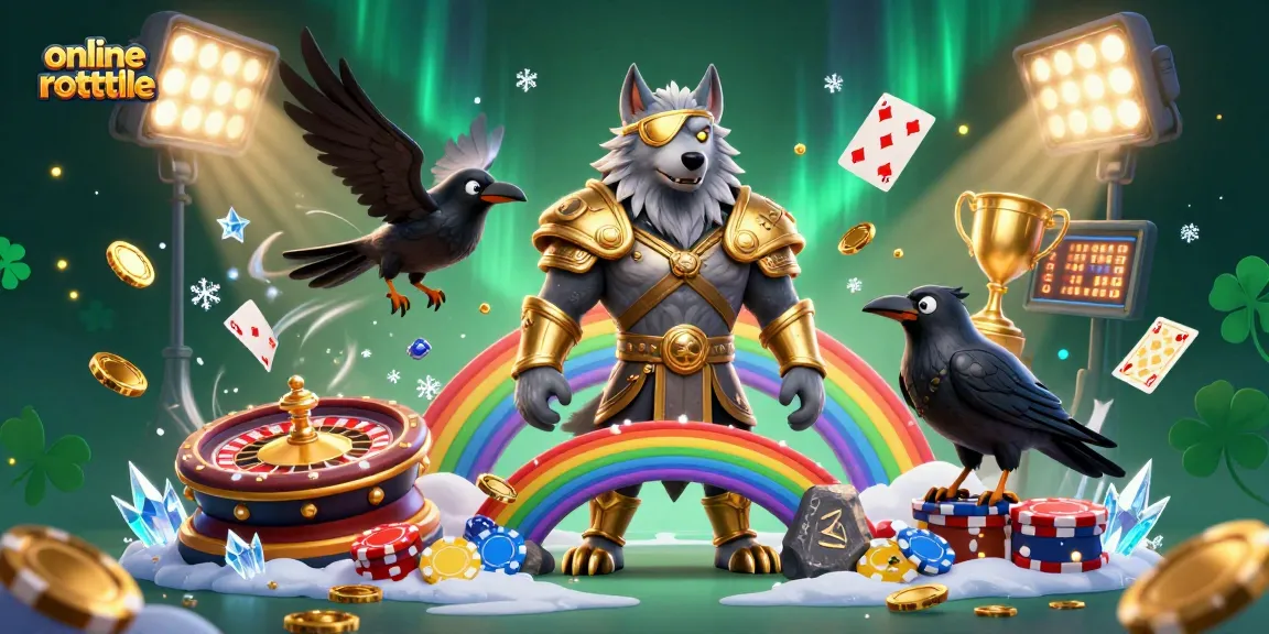 Experience the thrill of online roulette with interactive 3D characters in a vibrant casino-themed scene.