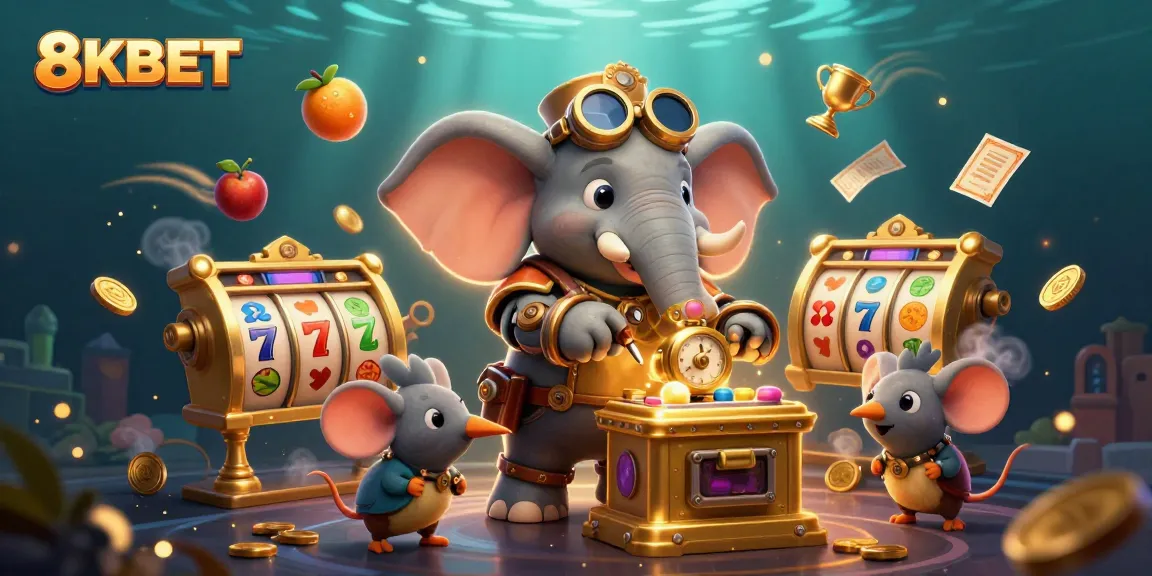 Experience winning fun with 8KBET in a vibrant slot game environment.
